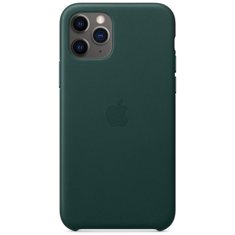 Leather Backcover Apple iPhone 11 Pro - Forest Green - Afbeelding 2
