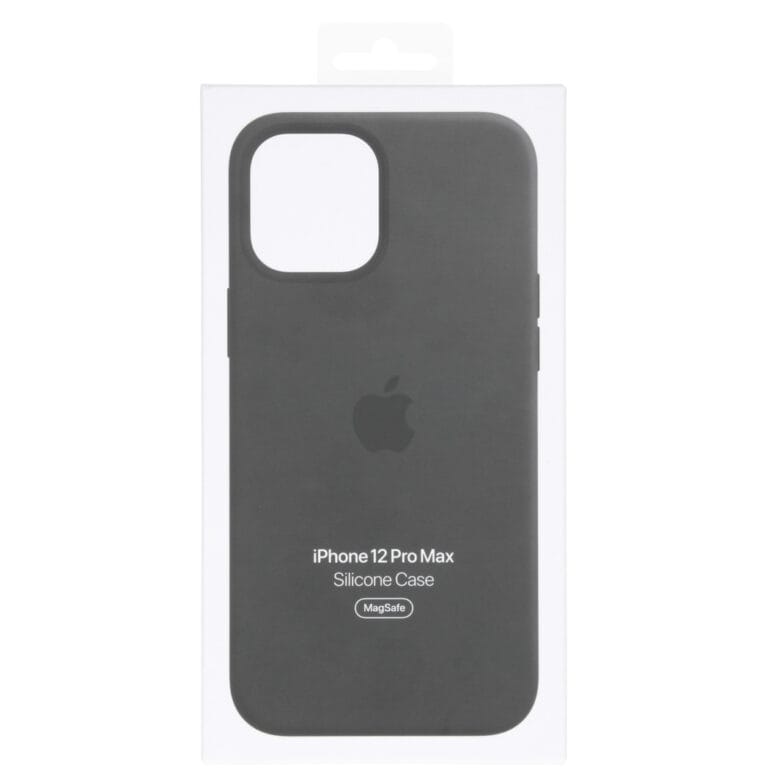 Silicone Backcover MagSafe Apple iPhone 12 Pro Max - Black - Afbeelding 4