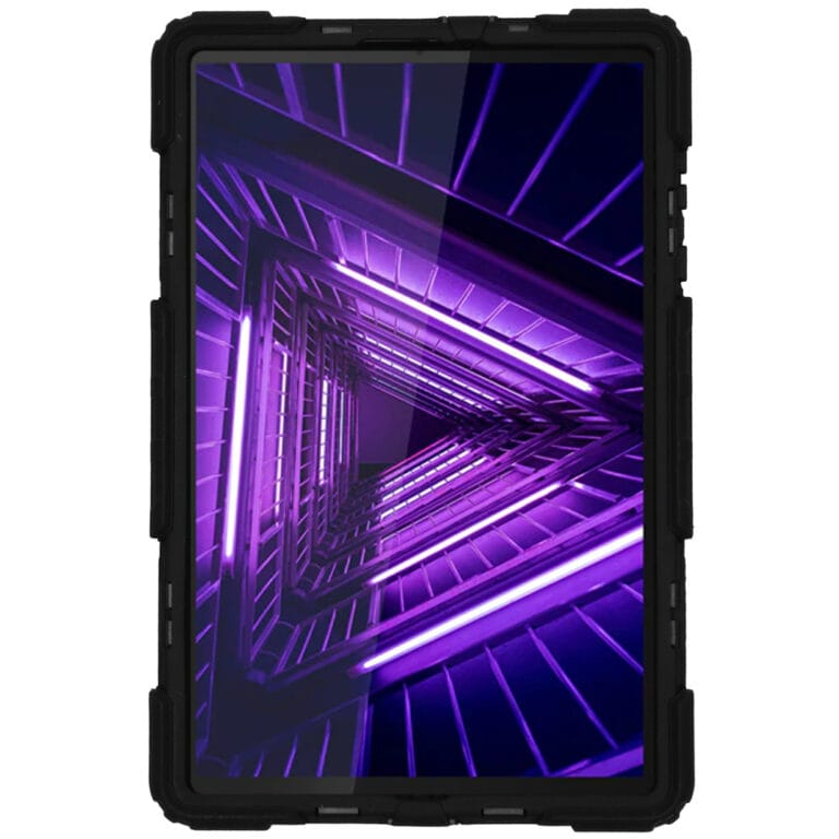 Extreme Backcover met strap Lenovo Tab M10 FHD Plus - Zwart - Afbeelding 3