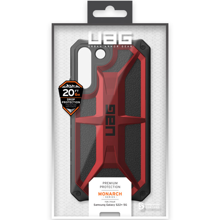 UAG Monarch Backcover Samsung Galaxy S22 Plus - Crimson - Afbeelding 2