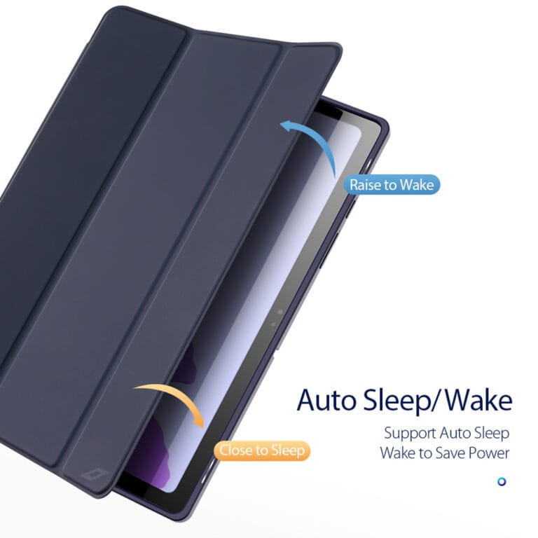 Accezz Smart Silicone Bookcase Samsung Galaxy Tab A7 - Donkerblauw - Afbeelding 4