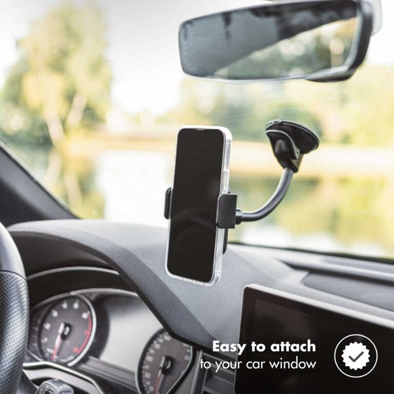 Accezz Telefoonhouder auto - Universeel - Voorruit - Zwart - Afbeelding 9