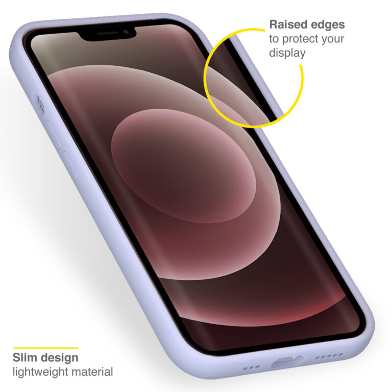 Accezz Liquid Silicone Backcover iPhone 13 Pro Max - Paars - Afbeelding 3