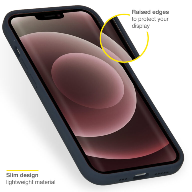 Accezz Liquid Silicone Backcover iPhone 13 Pro Max - Donkerblauw - Afbeelding 3