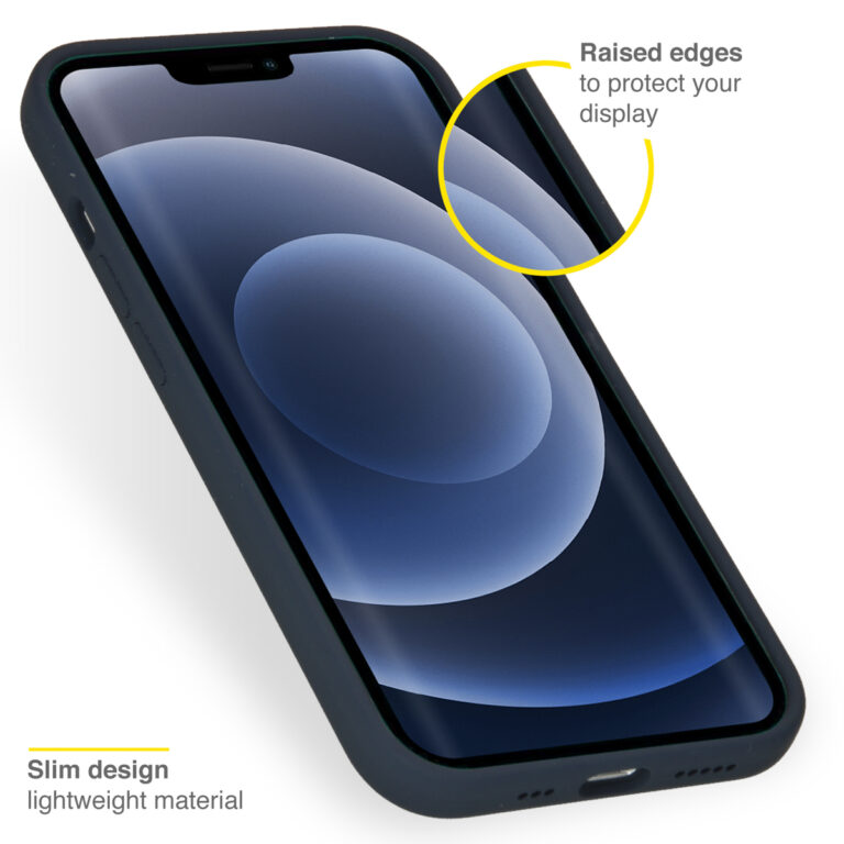 Accezz Liquid Silicone Backcover iPhone 13 Pro - Donkerblauw - Afbeelding 3