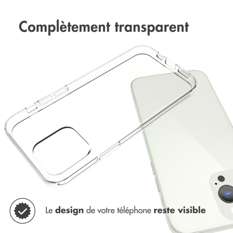 Accezz Clear Backcover iPhone 13 Pro - Transparant - Afbeelding 9