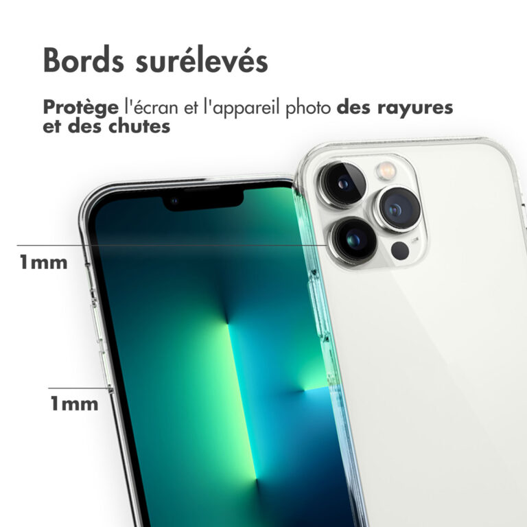 Accezz Clear Backcover iPhone 13 Pro - Transparant - Afbeelding 8