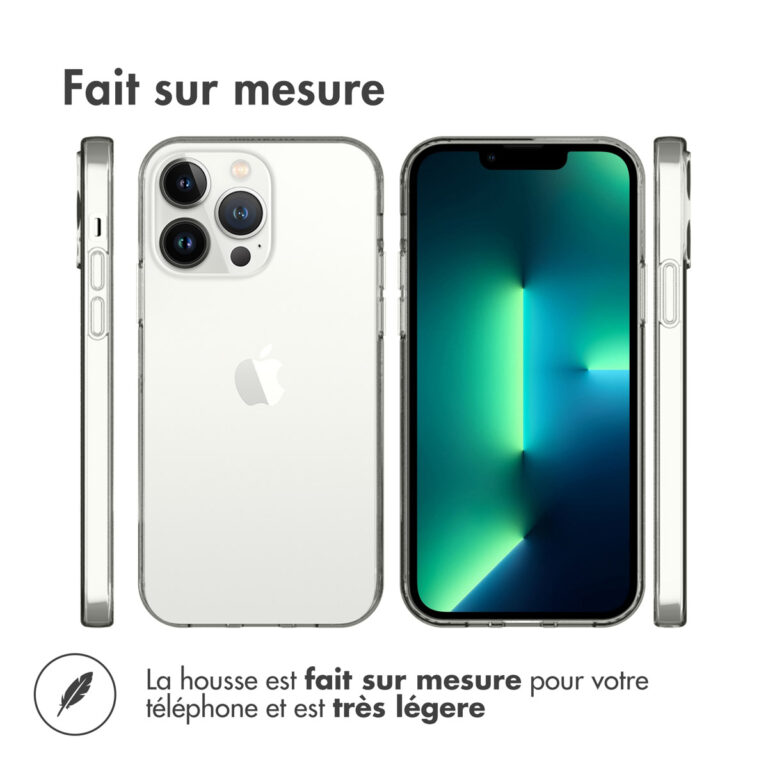 Accezz Clear Backcover iPhone 13 Pro - Transparant - Afbeelding 7