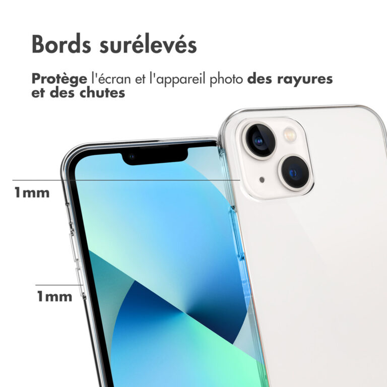 Accezz Clear Backcover iPhone 13 - Transparant - Afbeelding 8