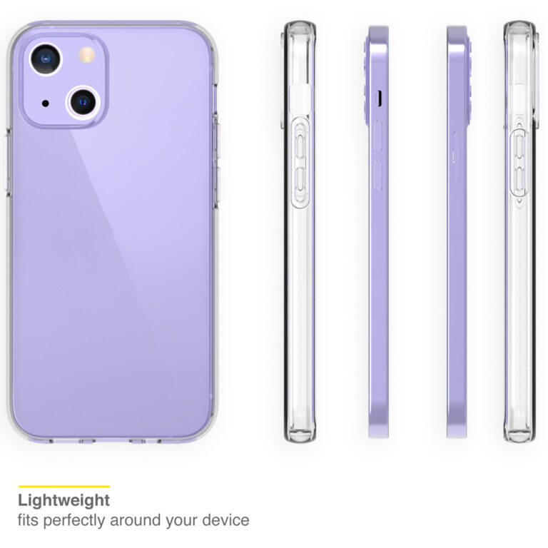 Accezz Clear Backcover iPhone 13 Mini - Transparant - Afbeelding 4