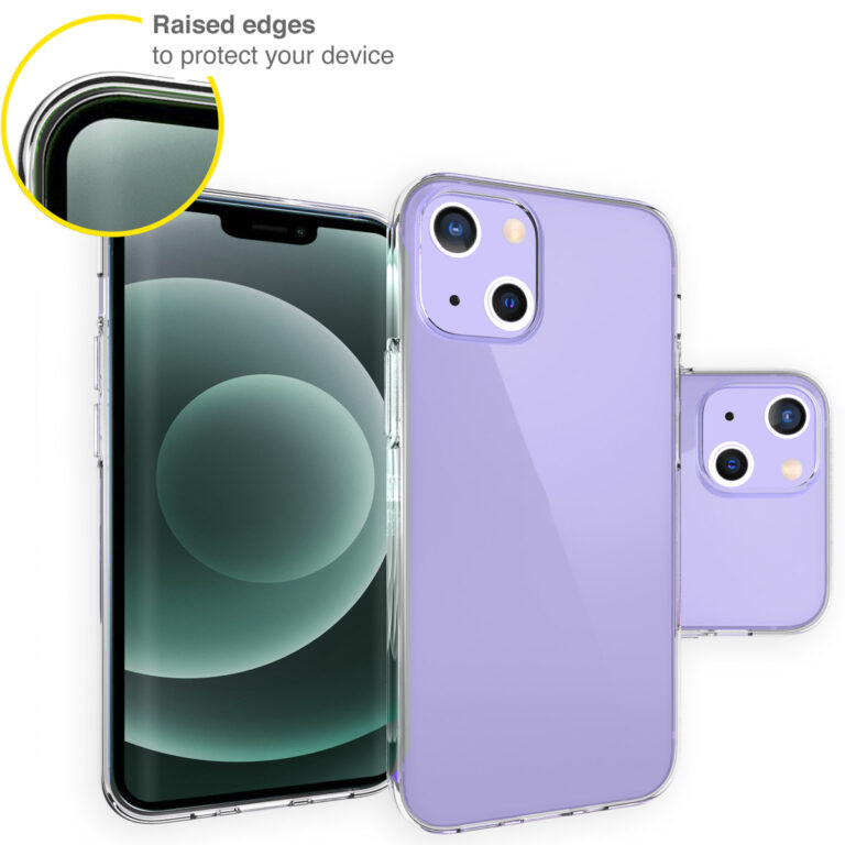 Accezz Clear Backcover iPhone 13 Mini - Transparant - Afbeelding 3