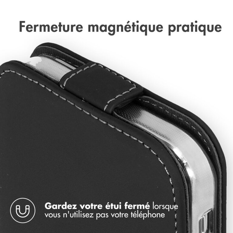 Accezz Flipcase iPhone 13 - Zwart - Afbeelding 5