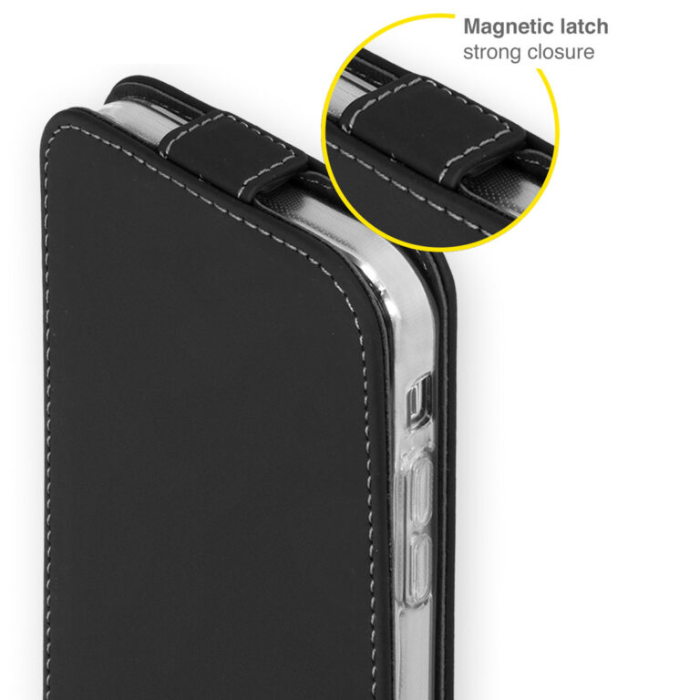 Accezz Flipcase iPhone 13 Pro - Zwart - Afbeelding 2
