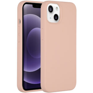 Accezz Liquid Silicone Backcover met MagSafe iPhone 13 - Roze