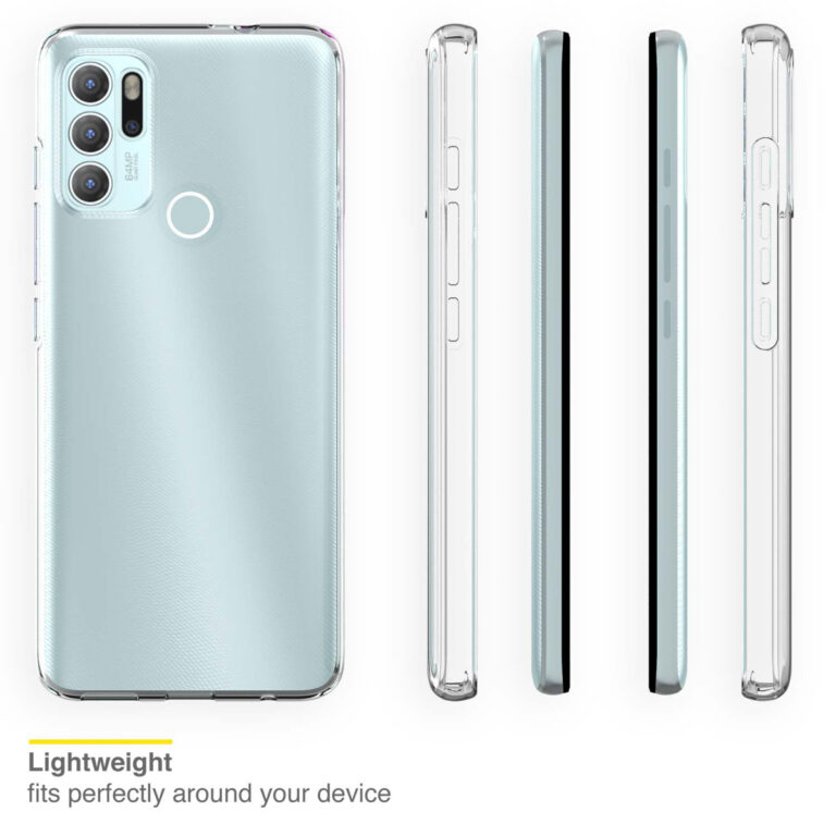 Accezz Clear Backcover Motorola Moto G60s - Transparant - Afbeelding 5