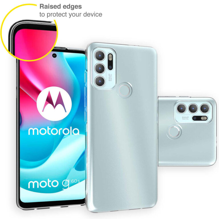 Accezz Clear Backcover Motorola Moto G60s - Transparant - Afbeelding 3