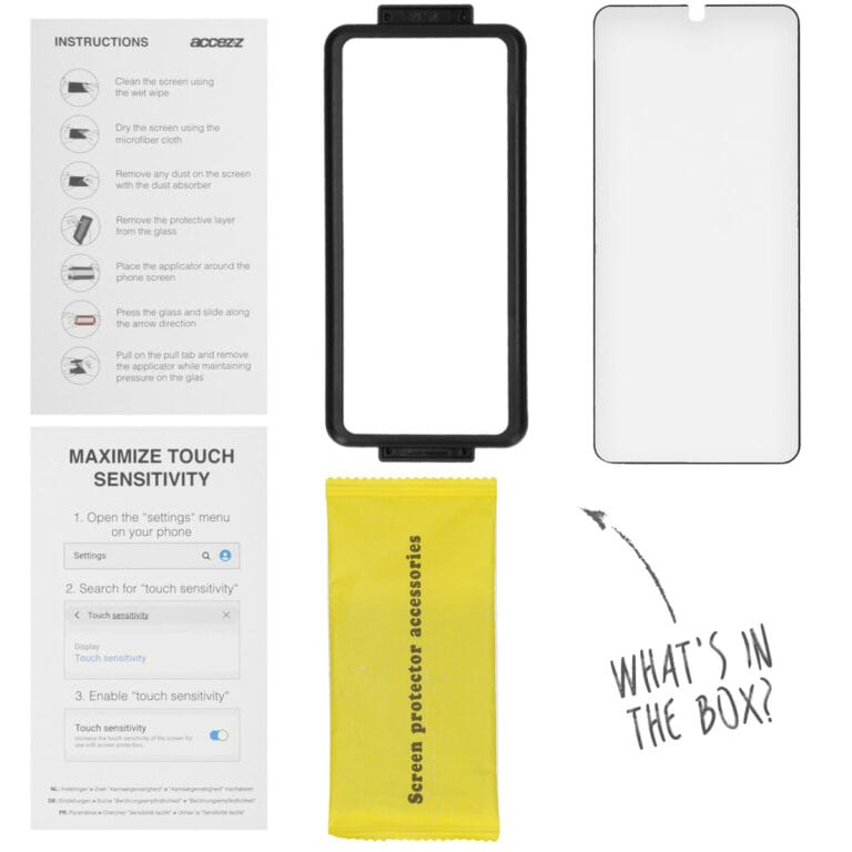 Accezz Glass Screenprotector + Applicator Samsung Galaxy S21 Plus - Afbeelding 3