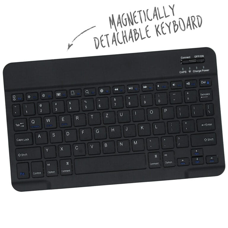 Accezz QWERTZ Bluetooth Keyboard Bookcase Apple iPad 9 (2021) 10.2 inch / iPad 8 (2020) 10.2 inch / iPad 7 (2019) 10.2 inch - Afbeelding 2