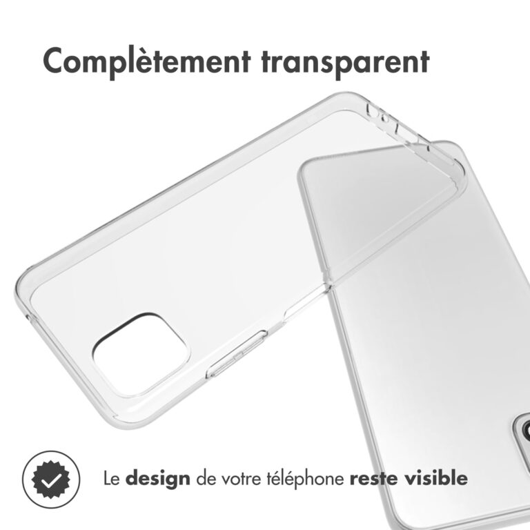 Accezz Clear Backcover Samsung Galaxy A22 (5G) - Transparant - Afbeelding 7
