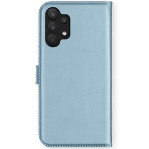 Selencia Echt Leren Bookcase Samsung Galaxy A32 (5G) - Lichtblauw