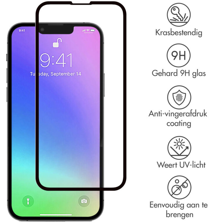 Selencia Gehard Glas Premium Screenprotector iPhone 13 Mini - Afbeelding 2