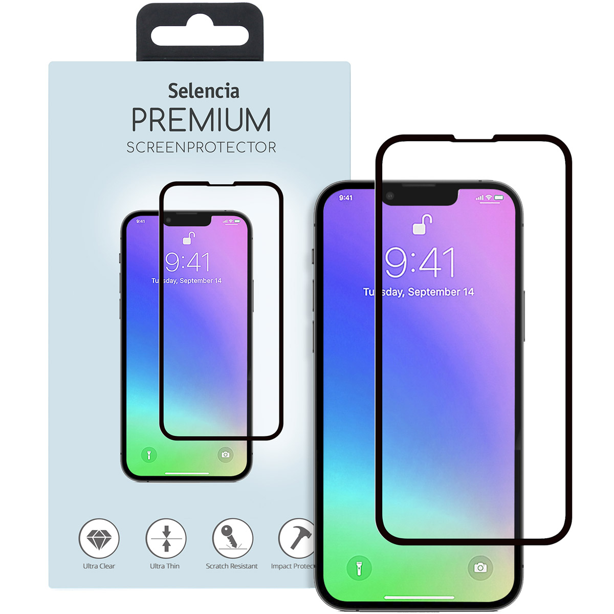 Selencia Gehard Glas Premium Screenprotector iPhone 13 Mini