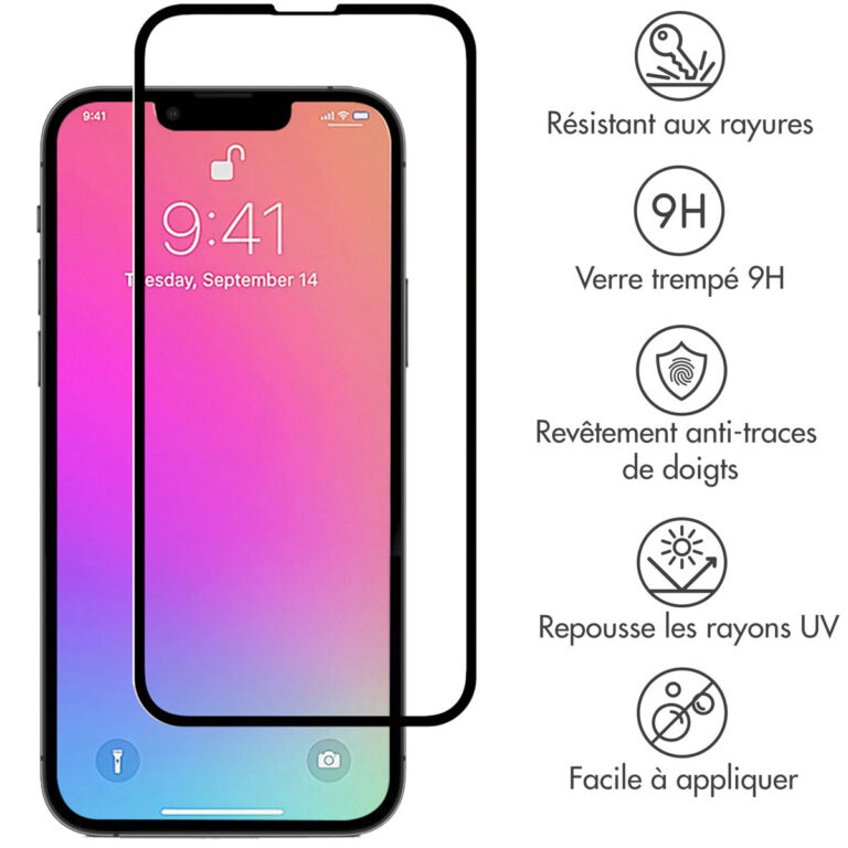Selencia Gehard Glas Premium Screenprotector iPhone 13 / 13 Pro / 14 / 16e - Afbeelding 3