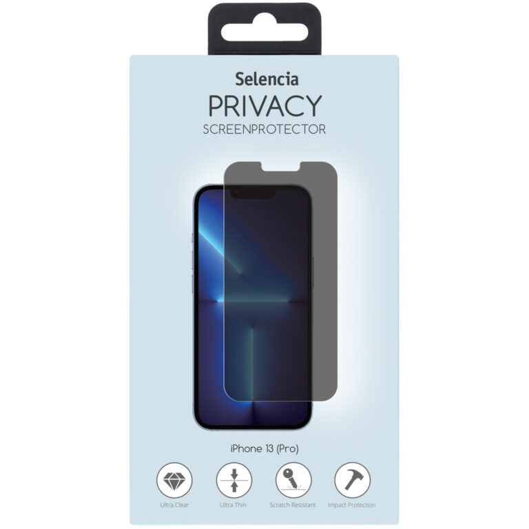 Selencia Gehard Glas Privacy Screenprotector iPhone 13 Pro Max / 14 Plus - Afbeelding 2