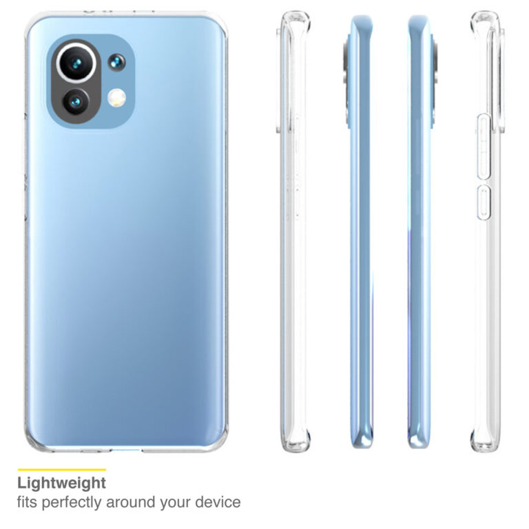 Accezz Clear Backcover Xiaomi Mi 11 - Transparant - Afbeelding 4
