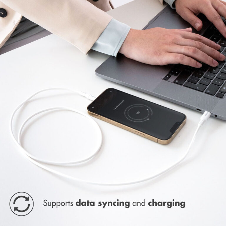Accezz Wall Charger met Lightning naar USB-C kabel - Oplader - MFi certificering - 20 Watt - 1 meter - Wit - Afbeelding 8
