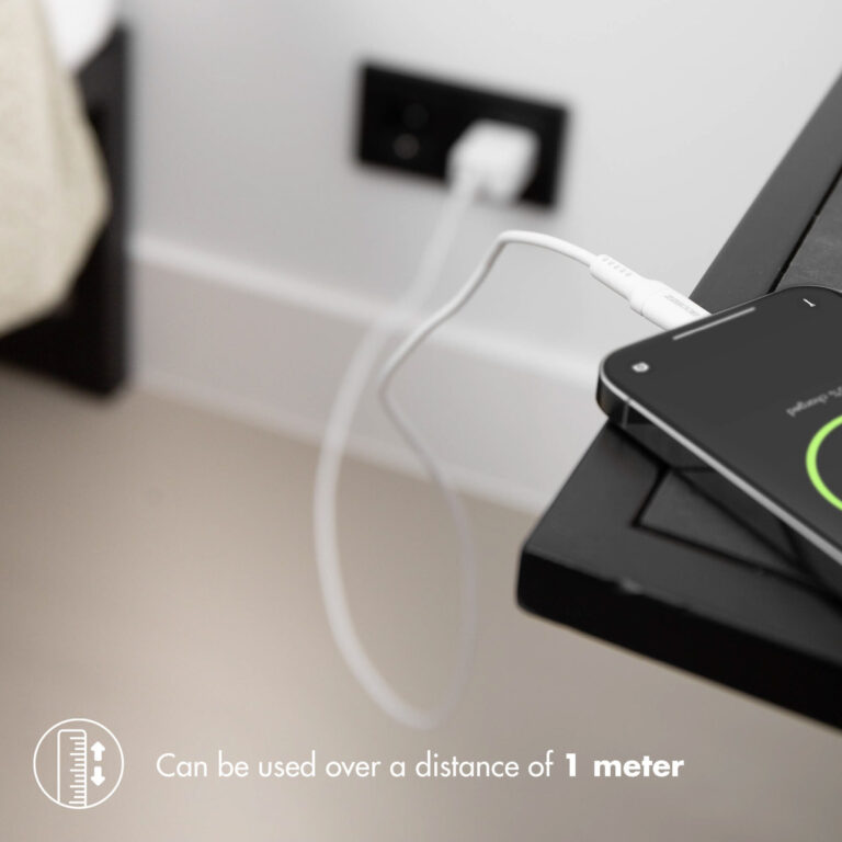 Accezz Wall Charger met Lightning naar USB-C kabel - Oplader - MFi certificering - 20 Watt - 1 meter - Wit - Afbeelding 7