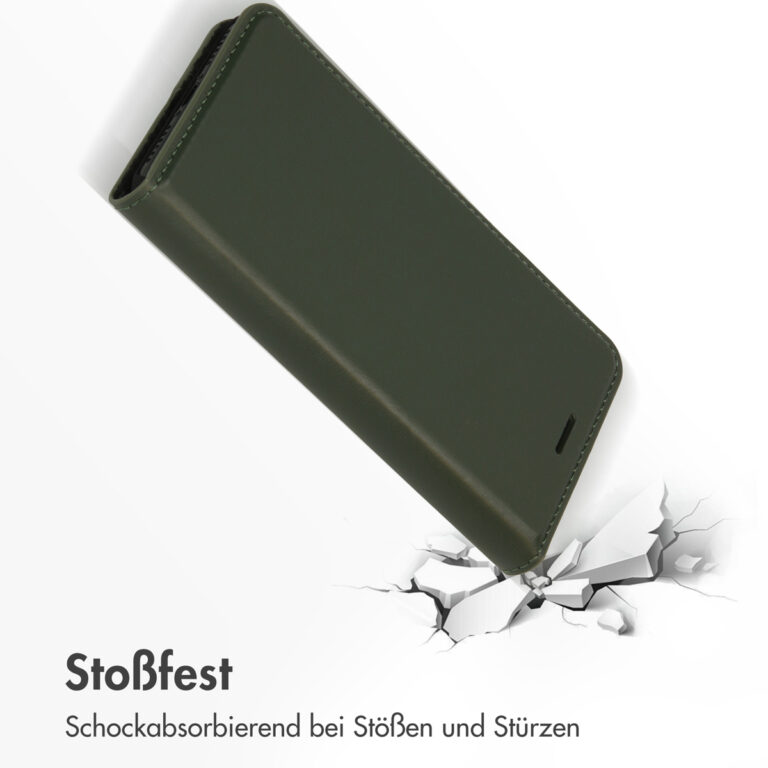 Accezz Premium Leather Slim Bookcase iPhone SE (2022 / 2020) / 8 / 7 / 6(s) - Groen - Afbeelding 9