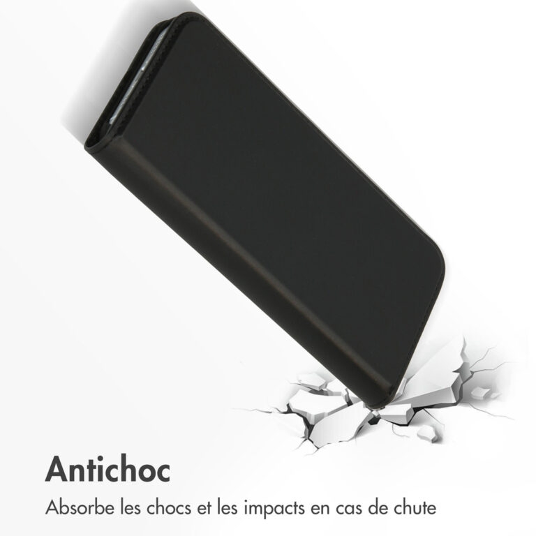 Accezz Premium Leather Slim Bookcase iPhone 13 Pro Max - Zwart - Afbeelding 10
