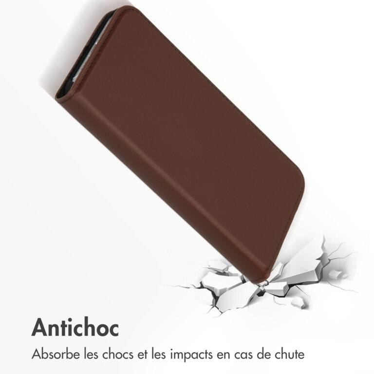 Accezz Premium Leather Slim Bookcase iPhone 13 Pro Max - Bruin - Afbeelding 10