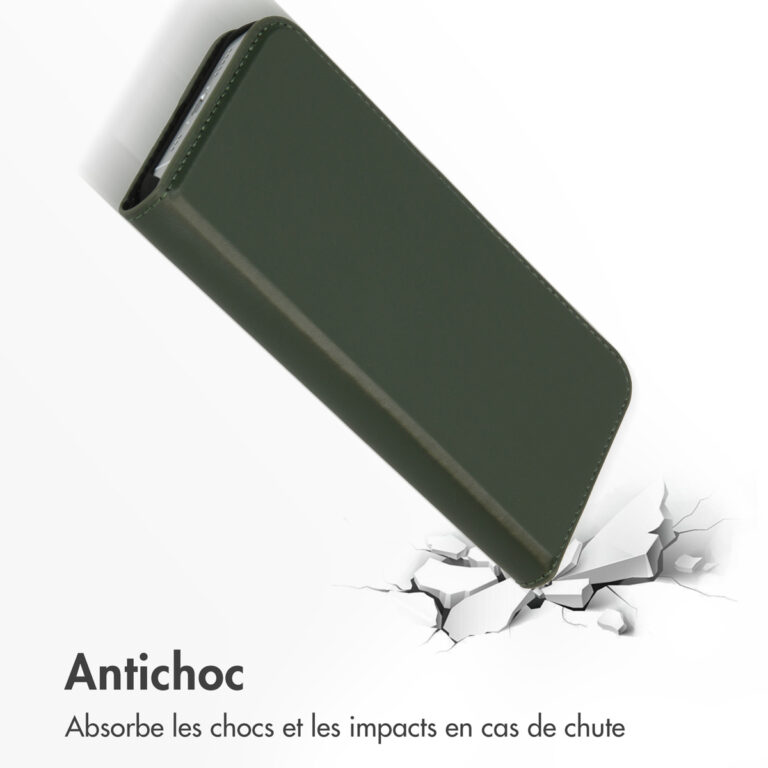 Accezz Premium Leather Slim Bookcase iPhone 13 Pro Max - Groen - Afbeelding 10