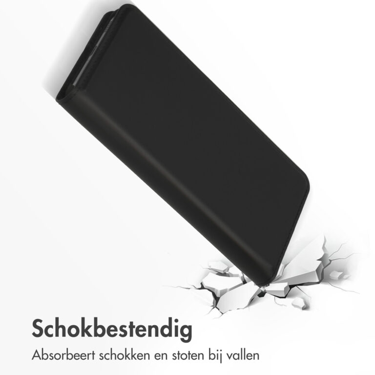 Accezz Premium Leather Slim Bookcase Samsung Galaxy S22 - Zwart - Afbeelding 7