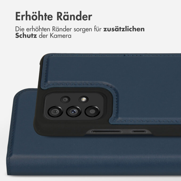 Accezz Premium Leather 2 in 1 Wallet Bookcase Samsung Galaxy A53 - Donkerblauw - Afbeelding 9