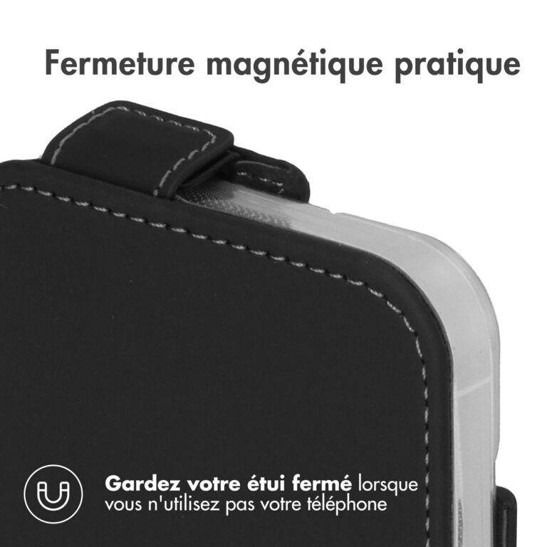 Accezz Flipcase iPhone 14 - Zwart - Afbeelding 5