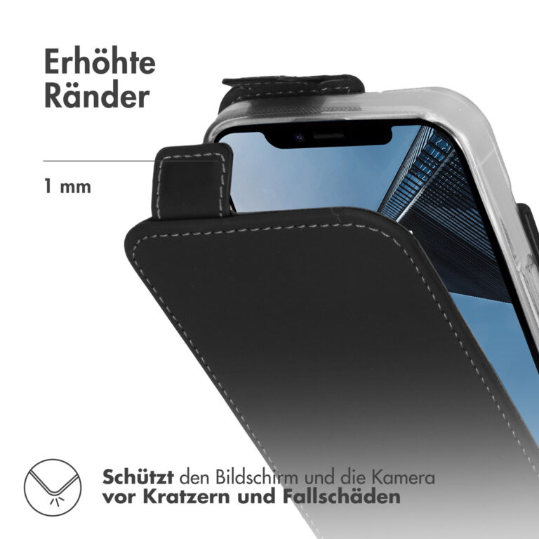 Accezz Flipcase iPhone 14 - Zwart - Afbeelding 6
