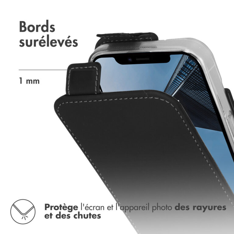 Accezz Flipcase iPhone 14 - Zwart - Afbeelding 4
