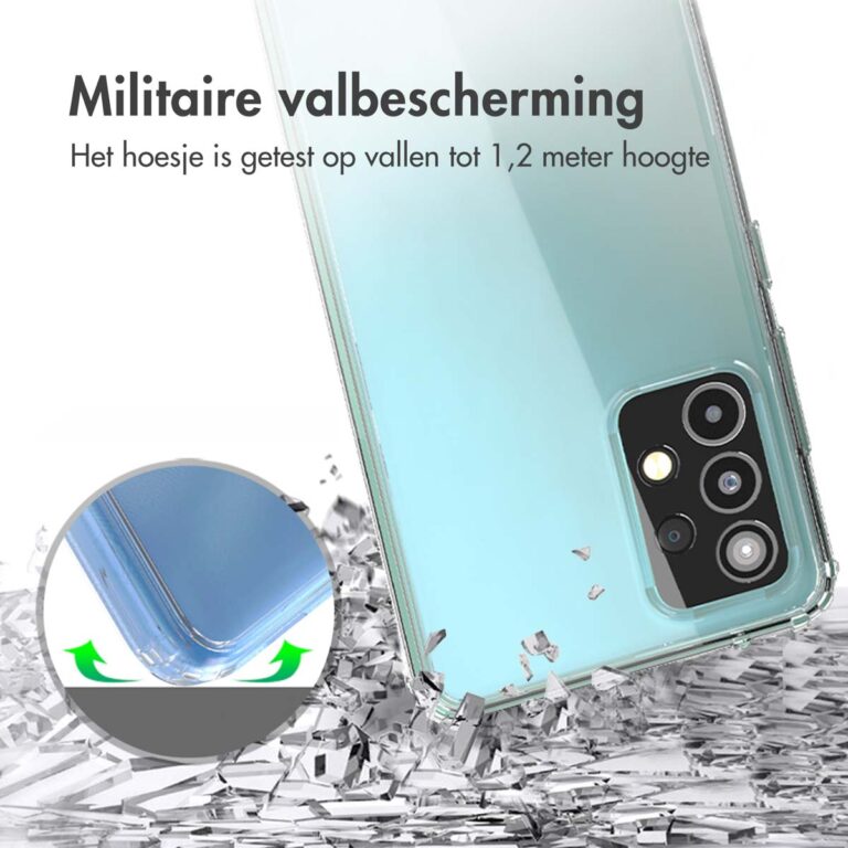 Accezz Xtreme Impact Backcover Samsung Galaxy A52(s) (5G/4G) - Transparant - Afbeelding 3