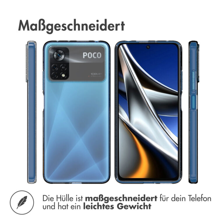 Accezz Clear Backcover Xiaomi Poco X4 Pro 5G - Transparant - Afbeelding 8