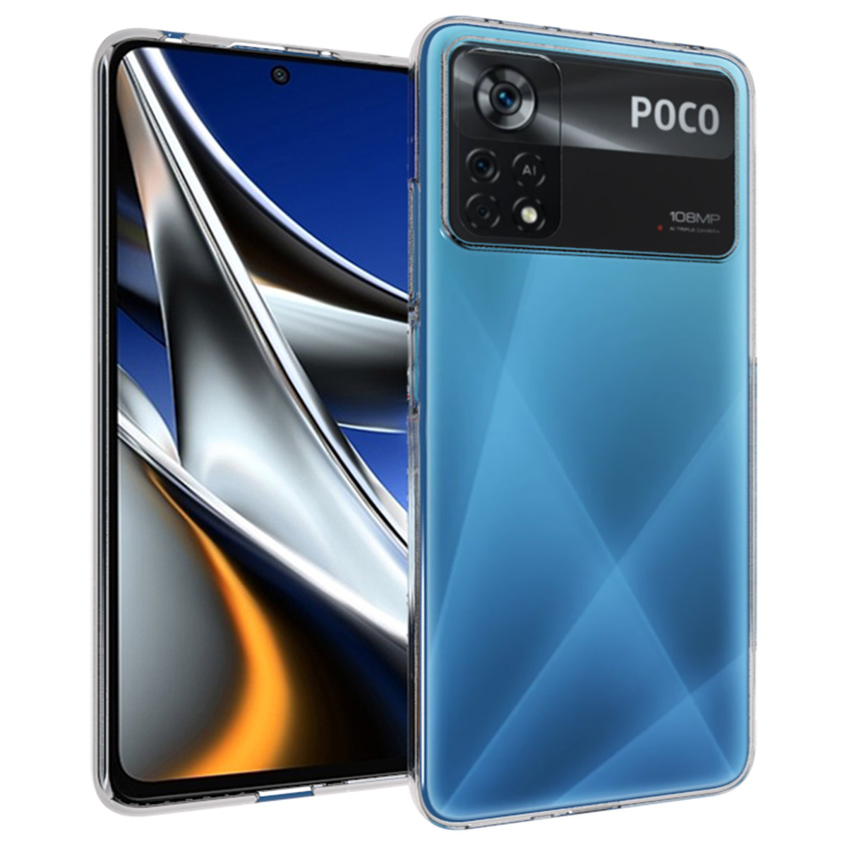 Accezz Clear Backcover Xiaomi Poco X4 Pro 5G – Transparant