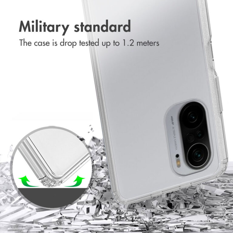 Accezz Xtreme Impact Backcover Xiaomi Poco F3 - Transparant - Afbeelding 2