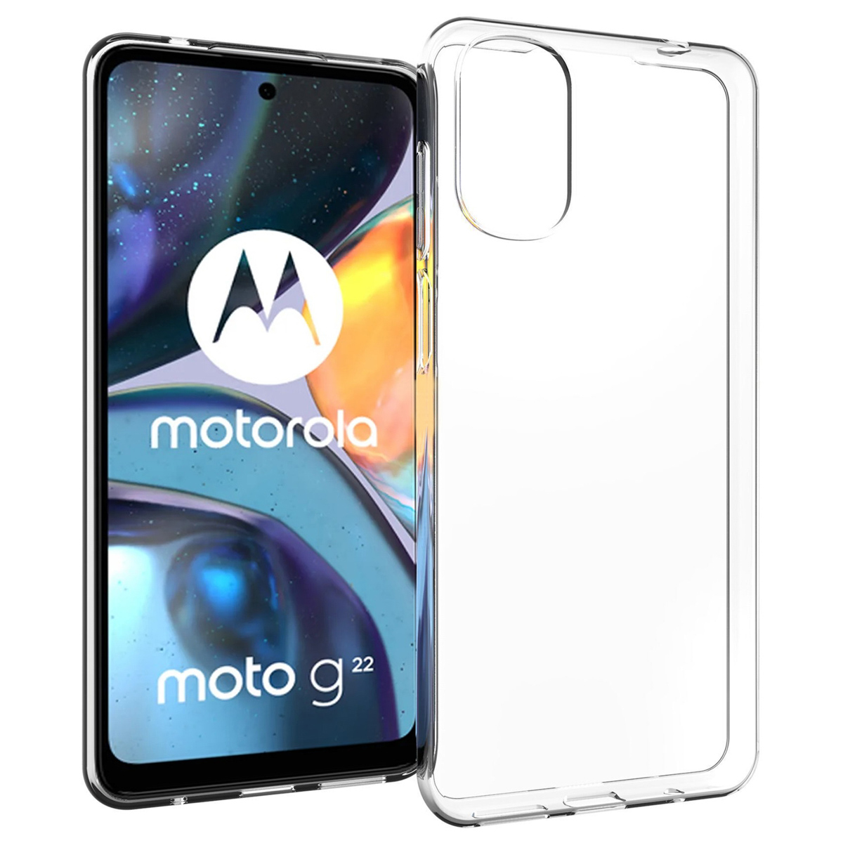 Accezz Clear Backcover Motorola Moto G22 – Transparant