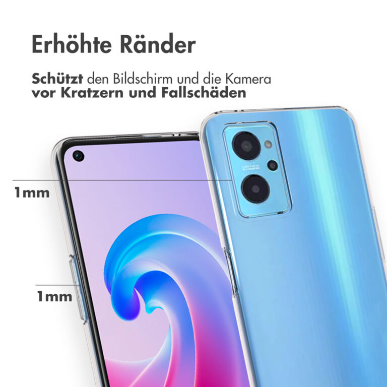 Accezz Clear Backcover Oppo A96 5G - Transparant - Afbeelding 9