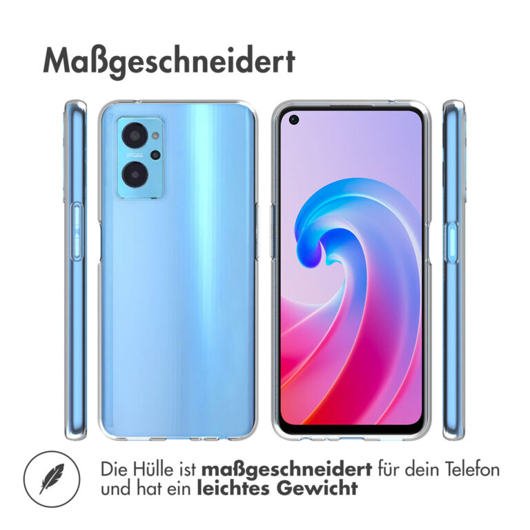 Accezz Clear Backcover Oppo A96 5G - Transparant - Afbeelding 8