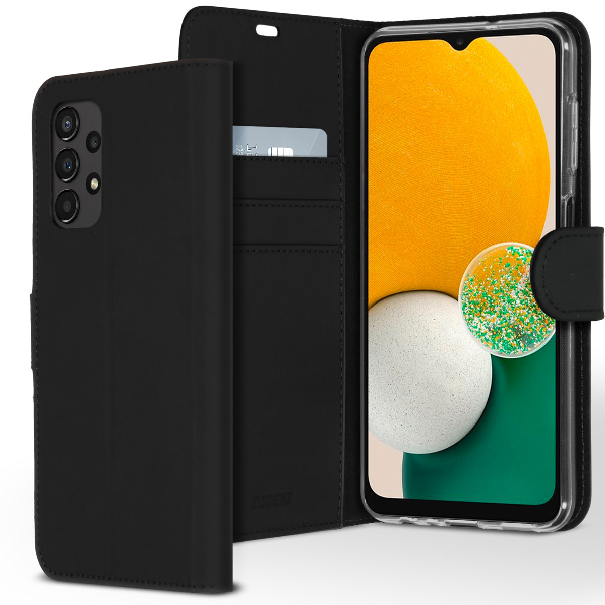 Accezz Wallet Softcase Bookcase Samsung Galaxy A13 (4G) – Zwart