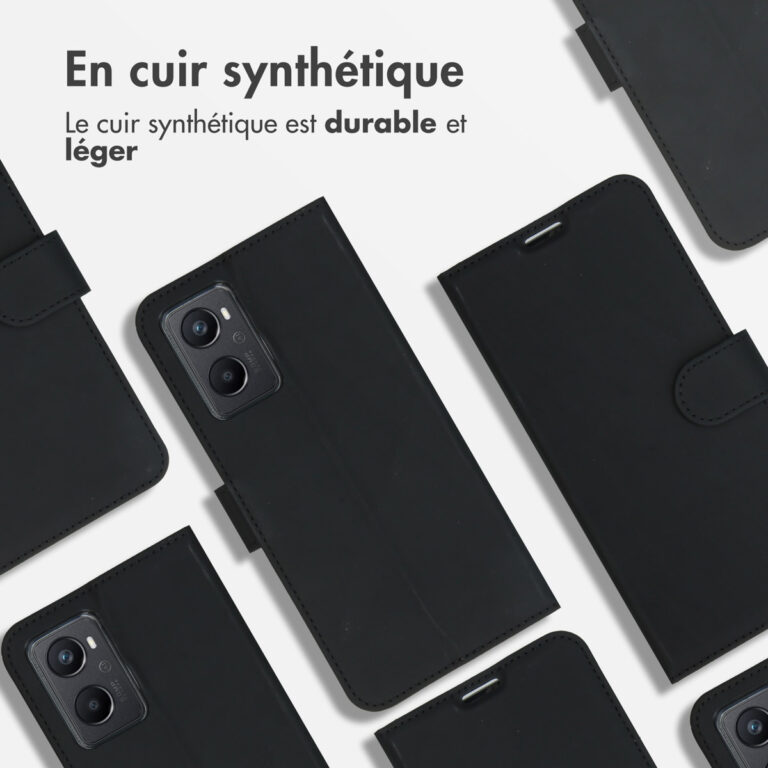 Accezz Wallet Softcase Bookcase Oppo A96 5G - Zwart - Afbeelding 5