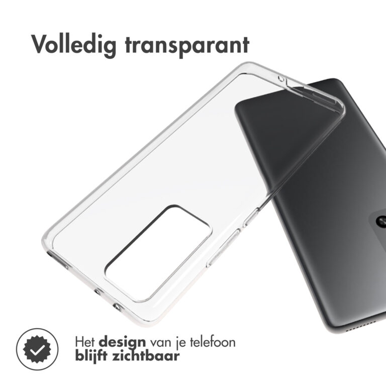 Accezz Clear Backcover Xiaomi 12 Pro - Transparant - Afbeelding 5